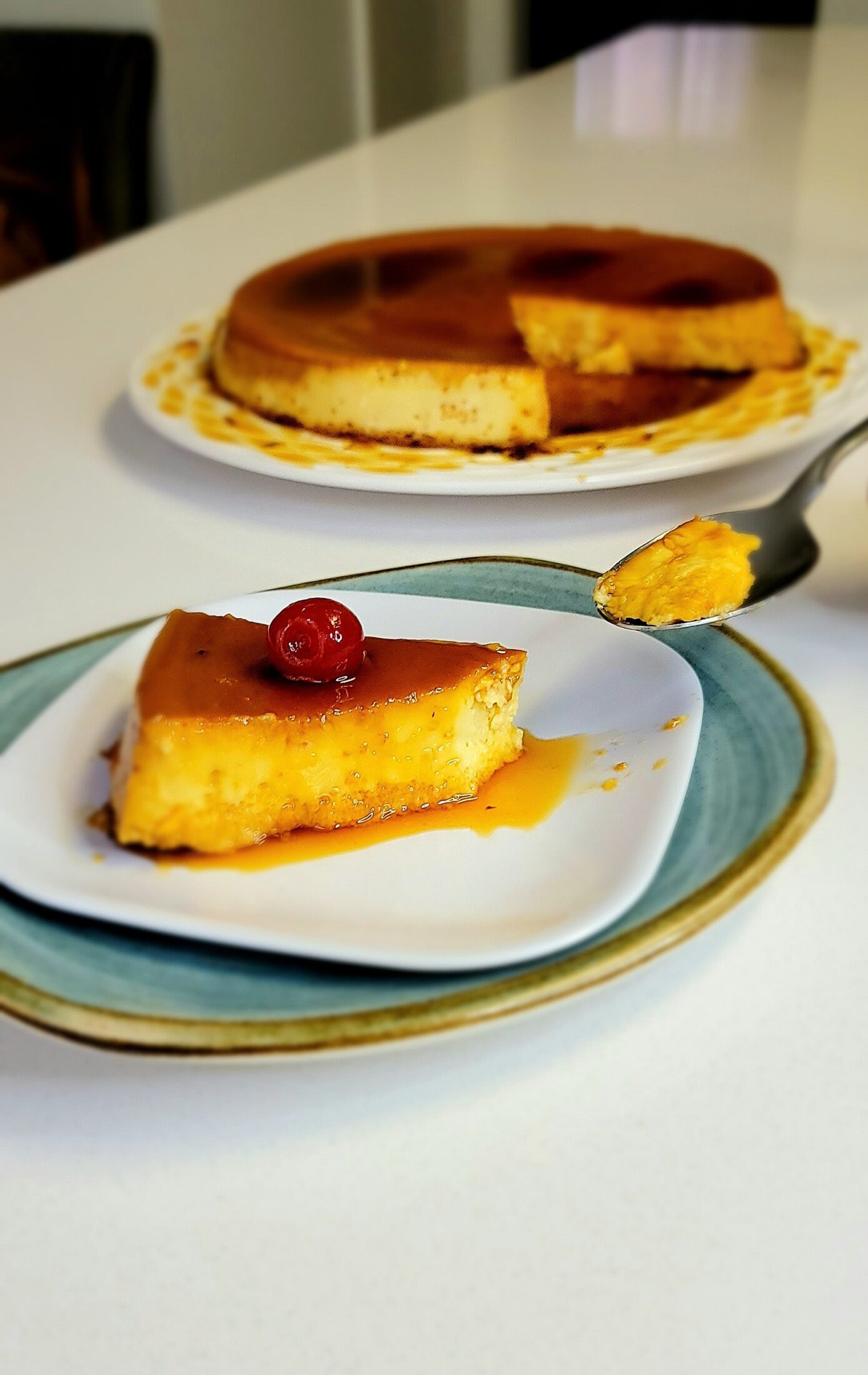 Puerto Rican Flan de Queso - Cream Cheese Flan - Nata Knows Best