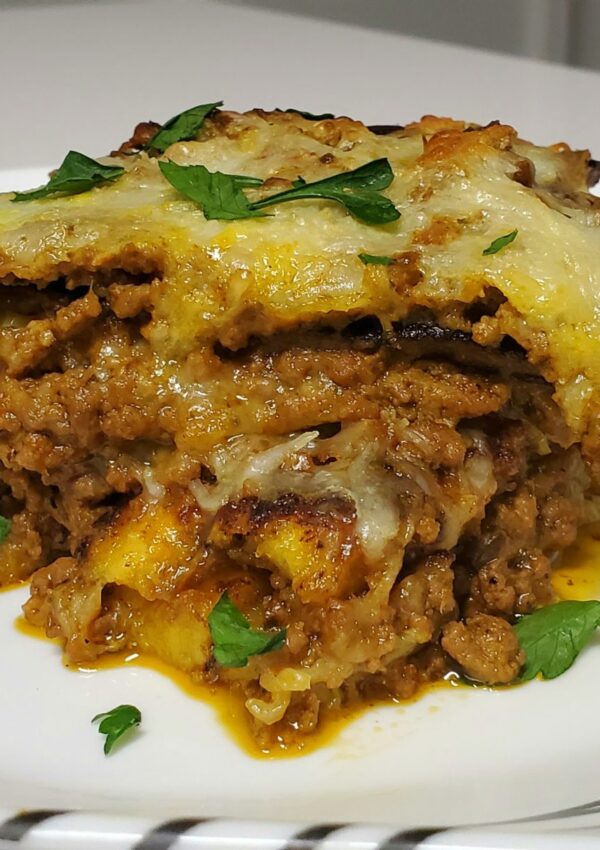 Pastelón – Sweet Plantain Lasagna