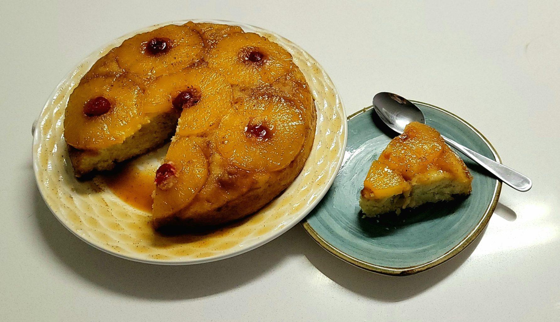 how to make pineapple rum upside down cake.