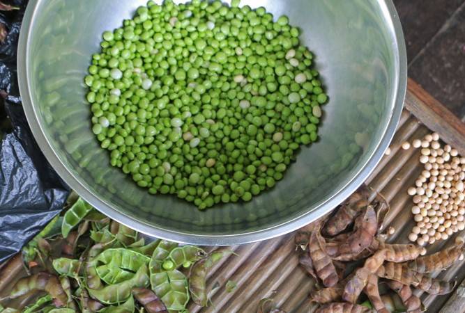 Puerto Rican Arroz con Gandules, also known as Pigeon Peas