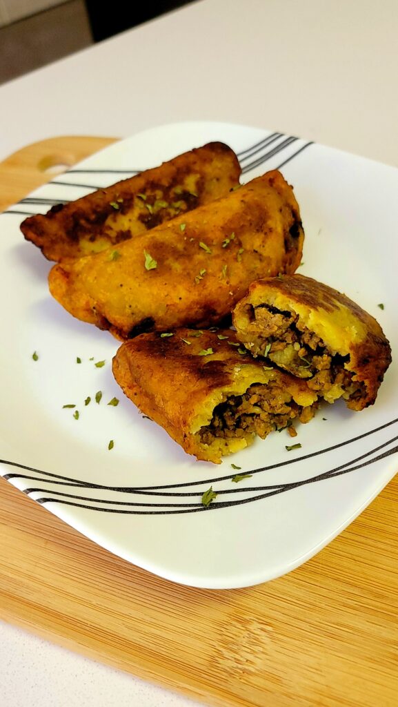 fried sweet plantain empanadas