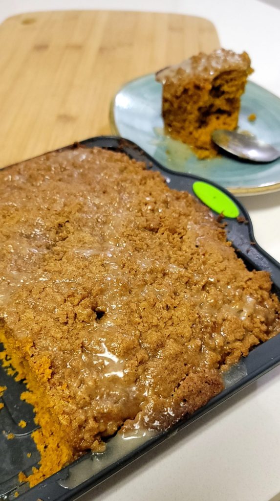 pumpkin sour cream coffee cake