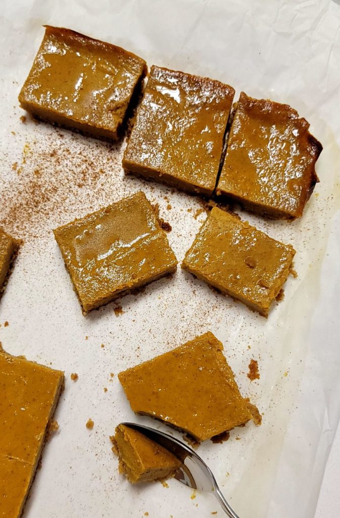 easy pumpkin pie bars