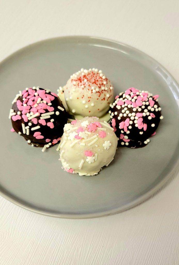 red velvet truffles