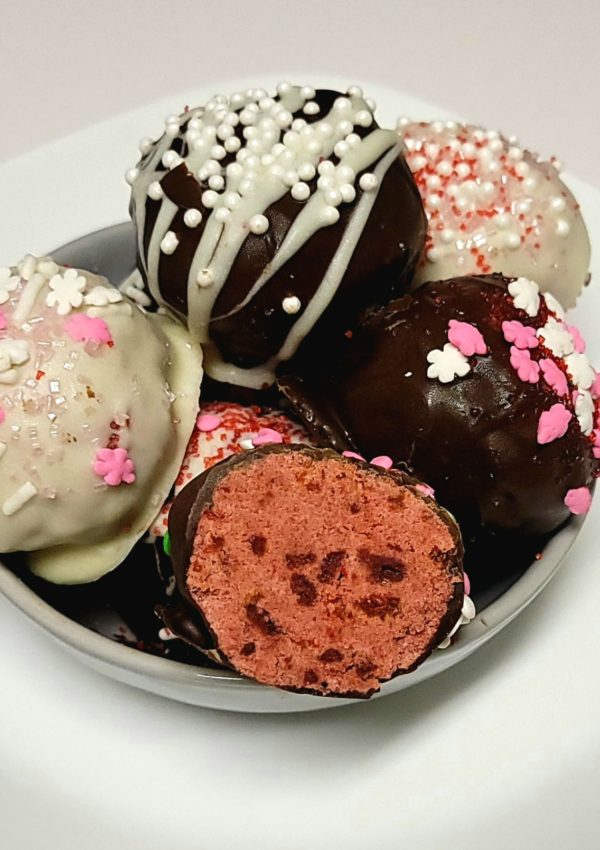 Red Velvet Cake Truffles