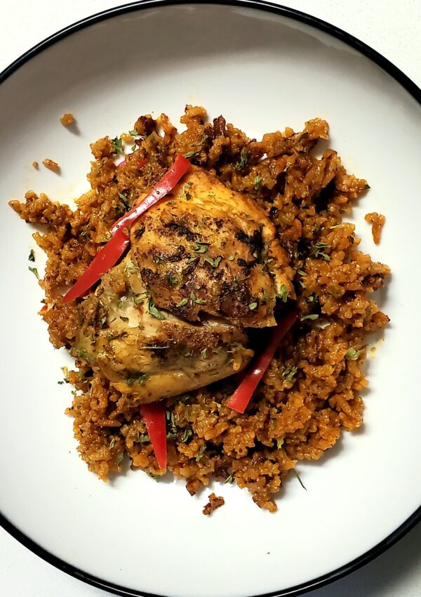 Puerto Rican Arroz con Pollo