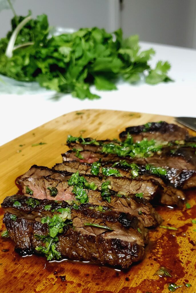 a juicy nicaraguan style carne asada