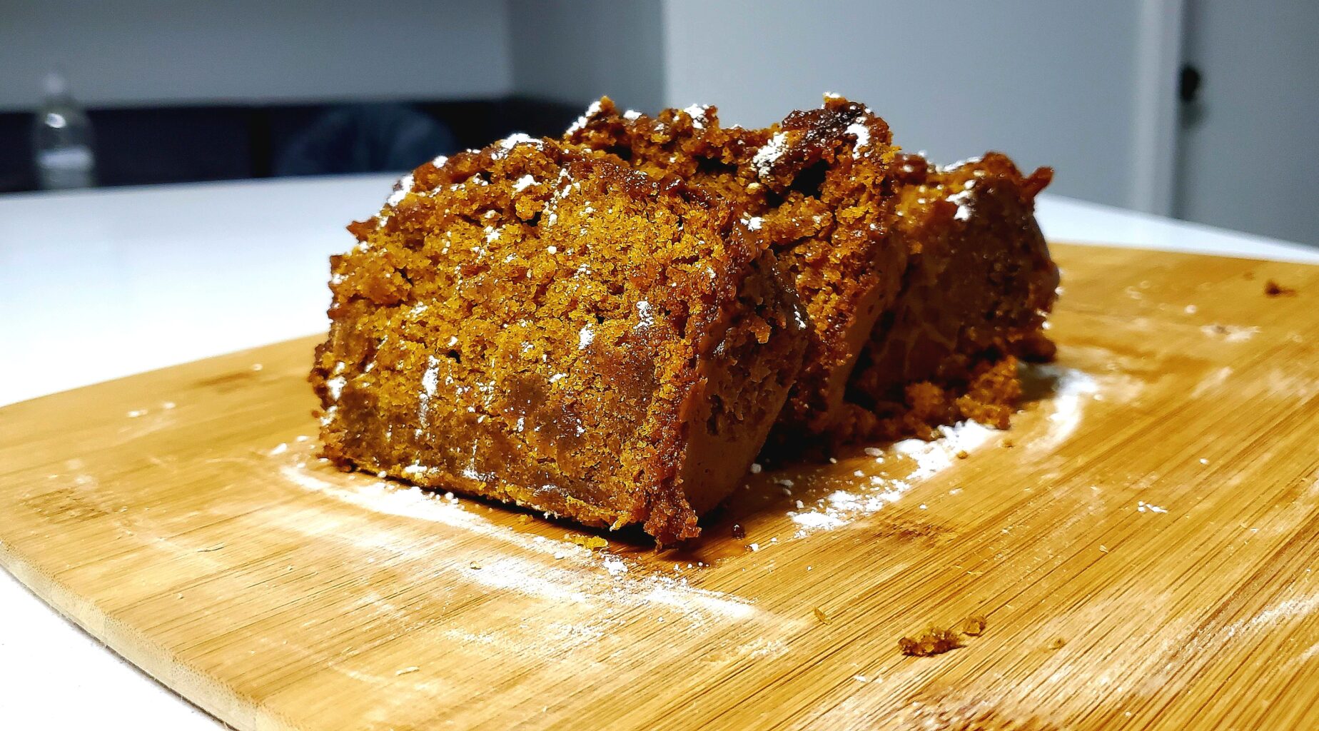 pumpkin bread with maple glaze