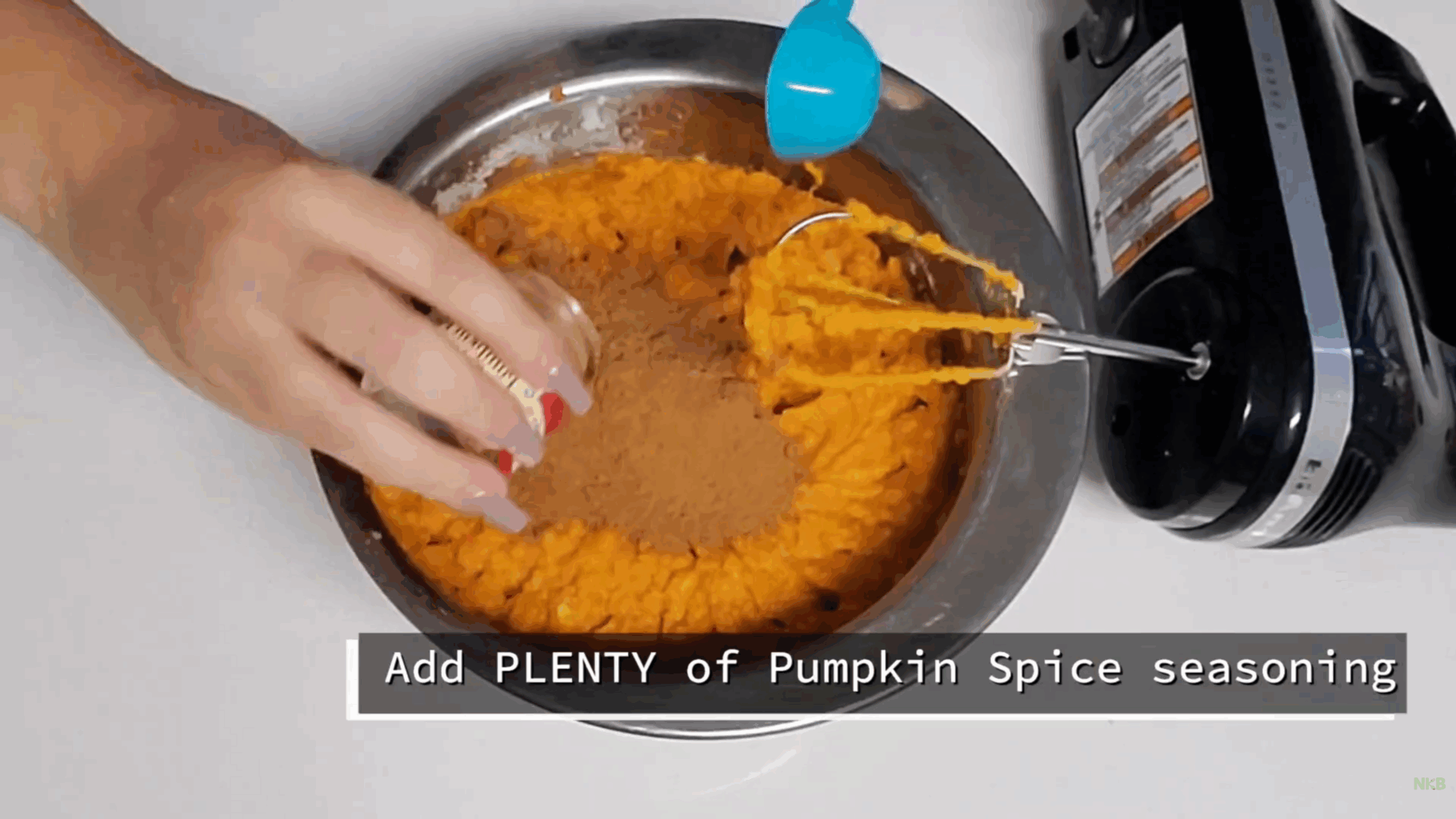 pumpkin bread batter