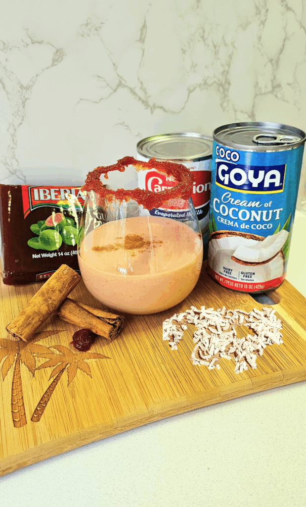 ingredients needed to make guava coquito