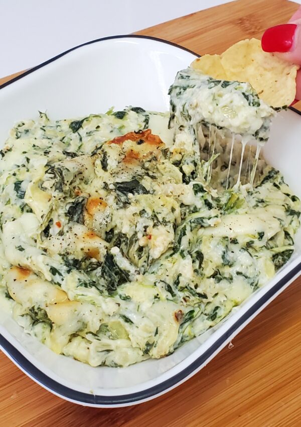 Game Day Spinach Artichoke Dip