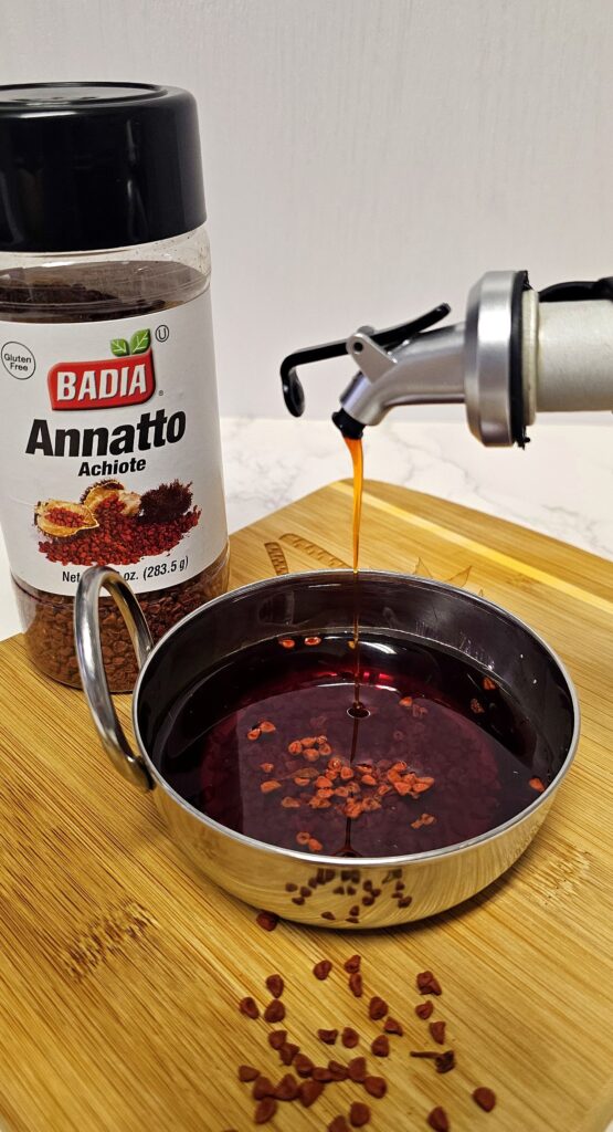 Homemade Puerto Rican Achiote Oil